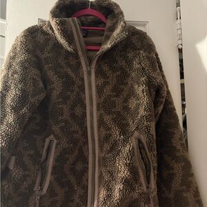 Patagonia Green Brown Teddy Jacket